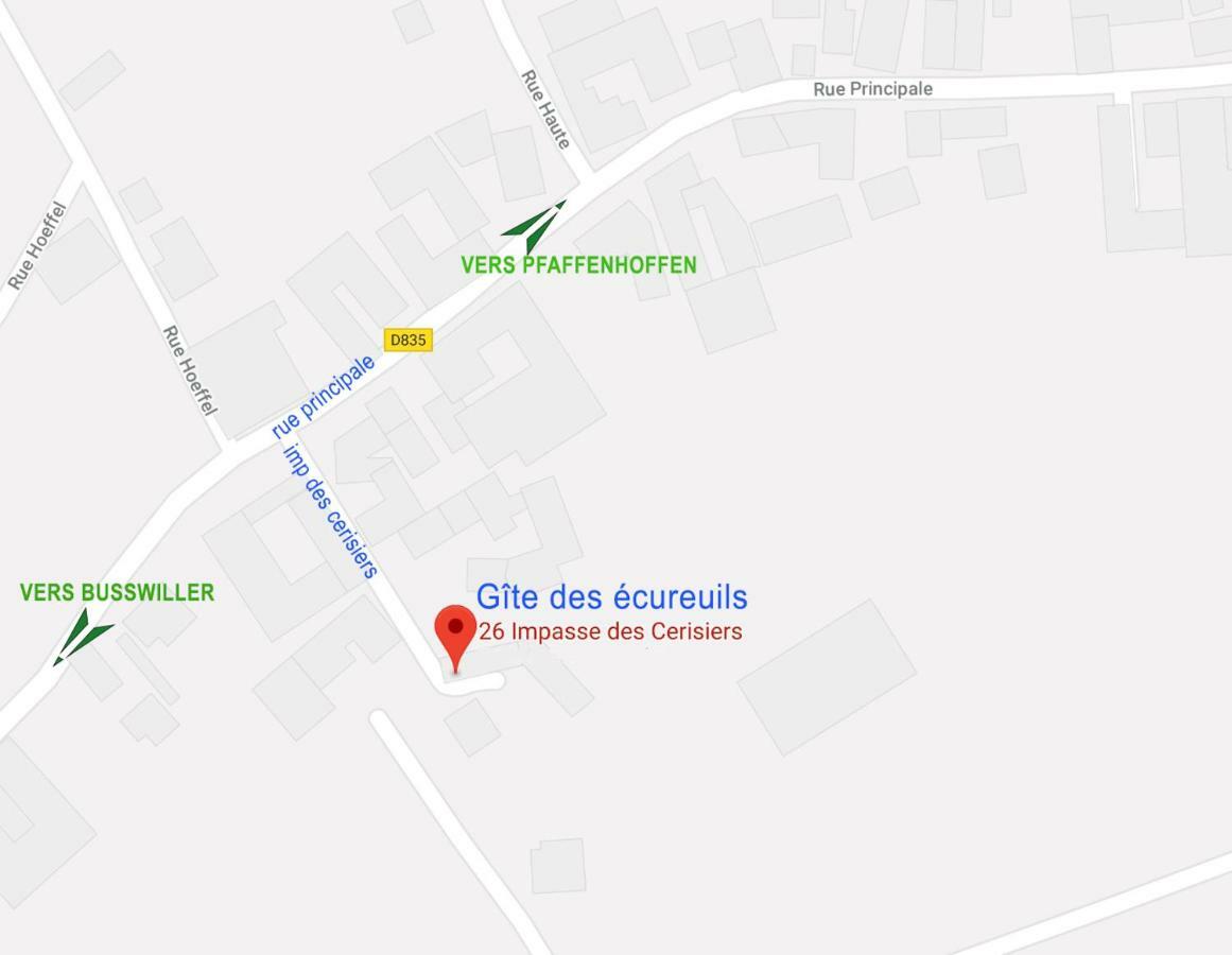 Le Gite Des Ecureuils Schalkendorf Kültér fotó